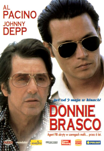 Przód ulotki filmu 'Donnie Brasco'