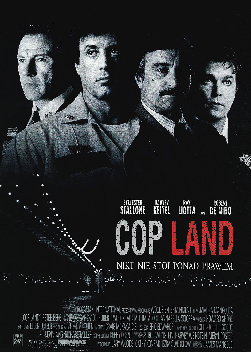 Polski plakat filmu 'Cop Land'