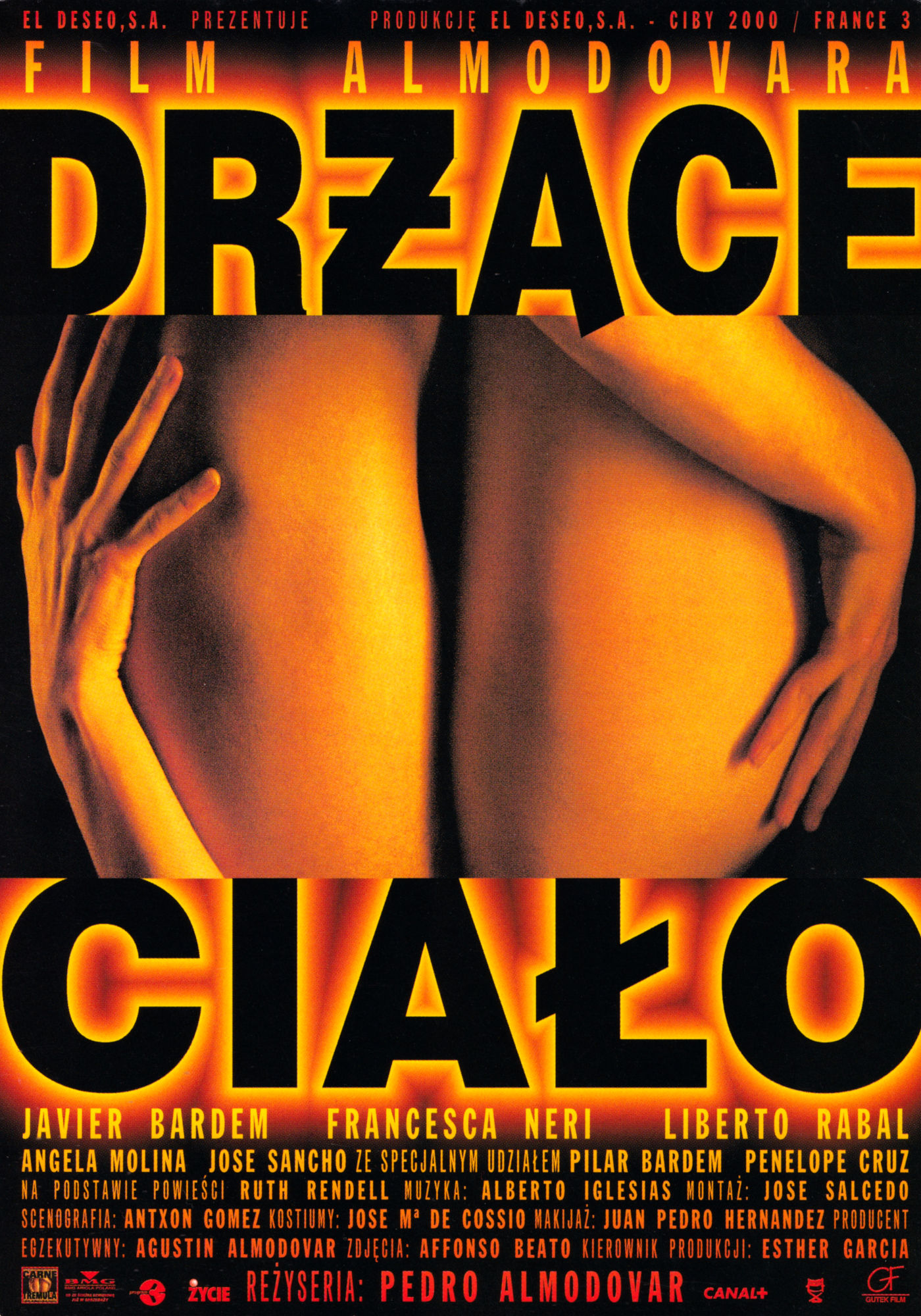 Polski plakat filmu 'Drżące Ciało'