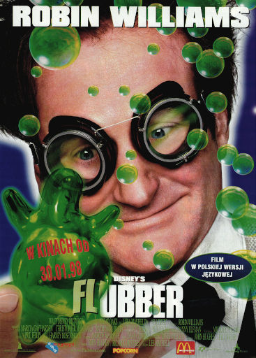 Przód ulotki filmu 'Flubber'