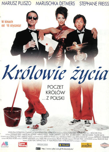 Przód ulotki filmu 'Królowie Życia'