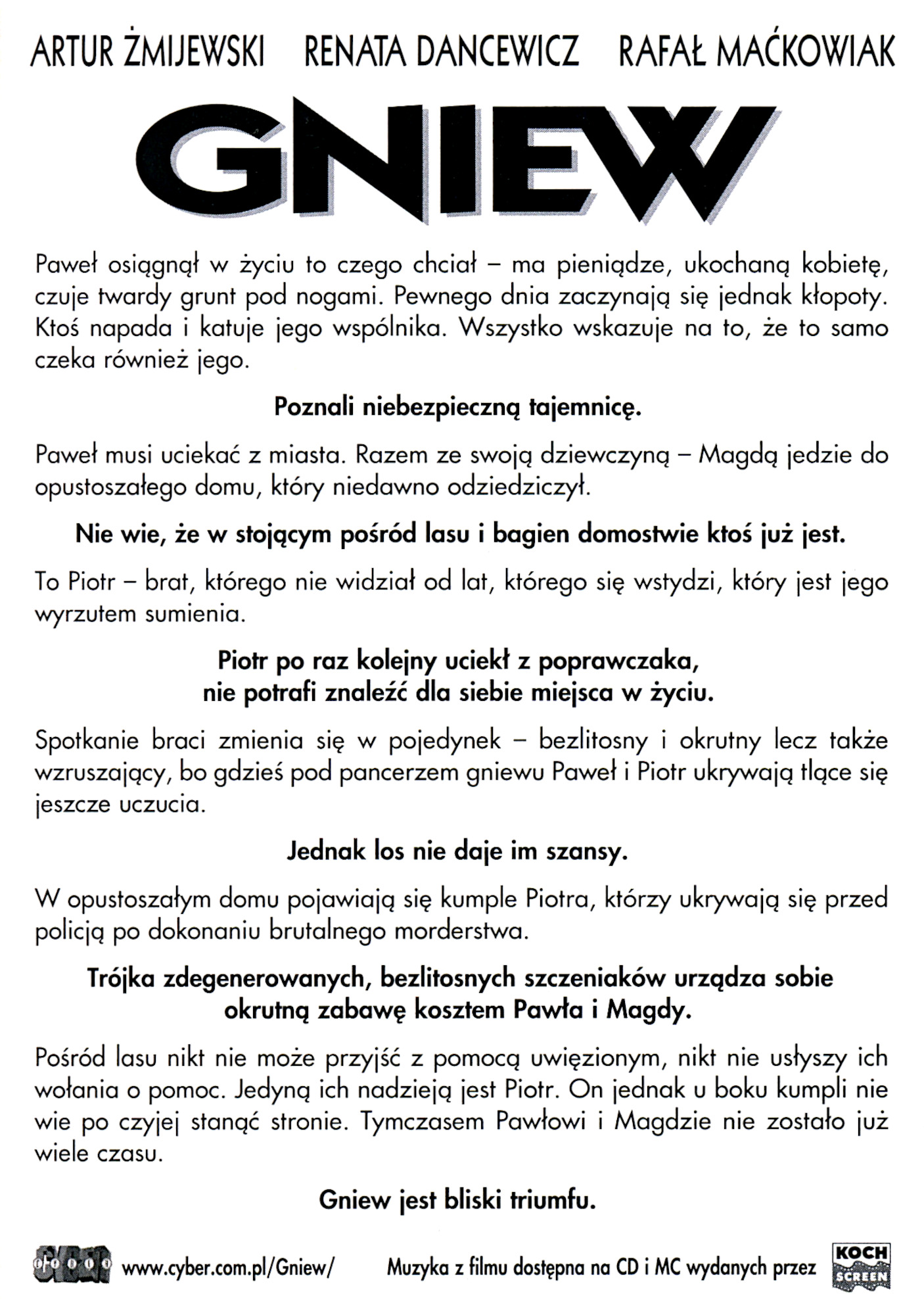 Ulotka filmu ''