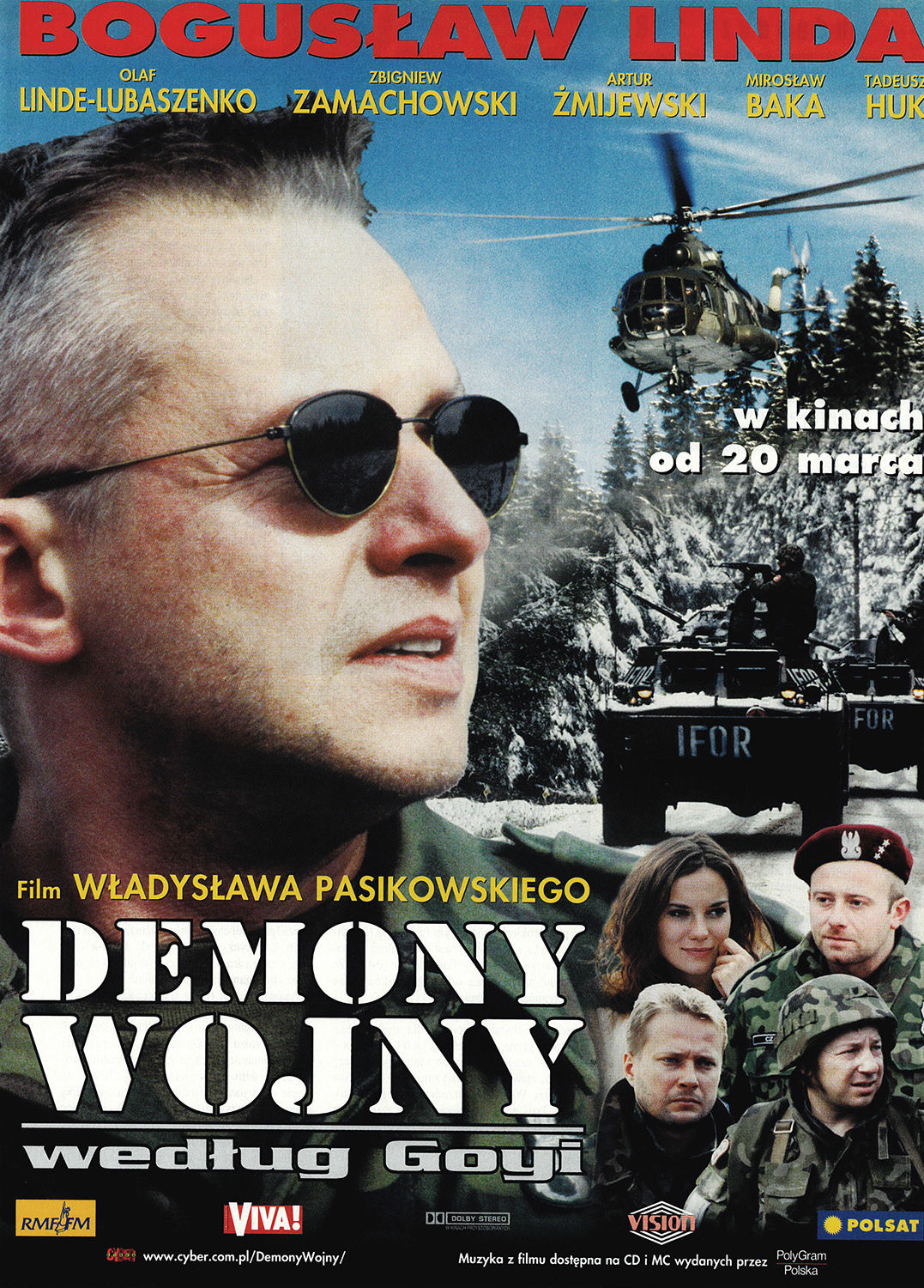 Polski plakat filmu 'Demony Wojny Wg Goi'
