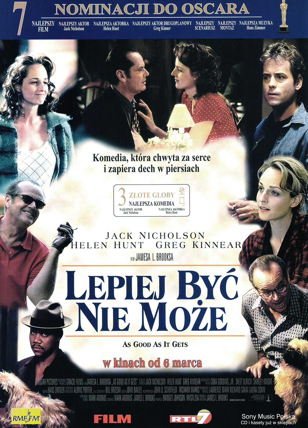 Polski plakat filmu 'Lepiej Być Nie Może'