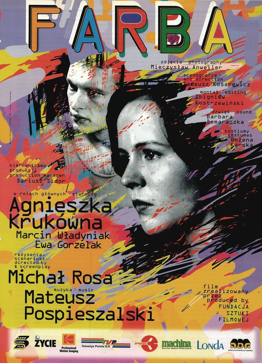 Polski plakat filmu 'Farba'