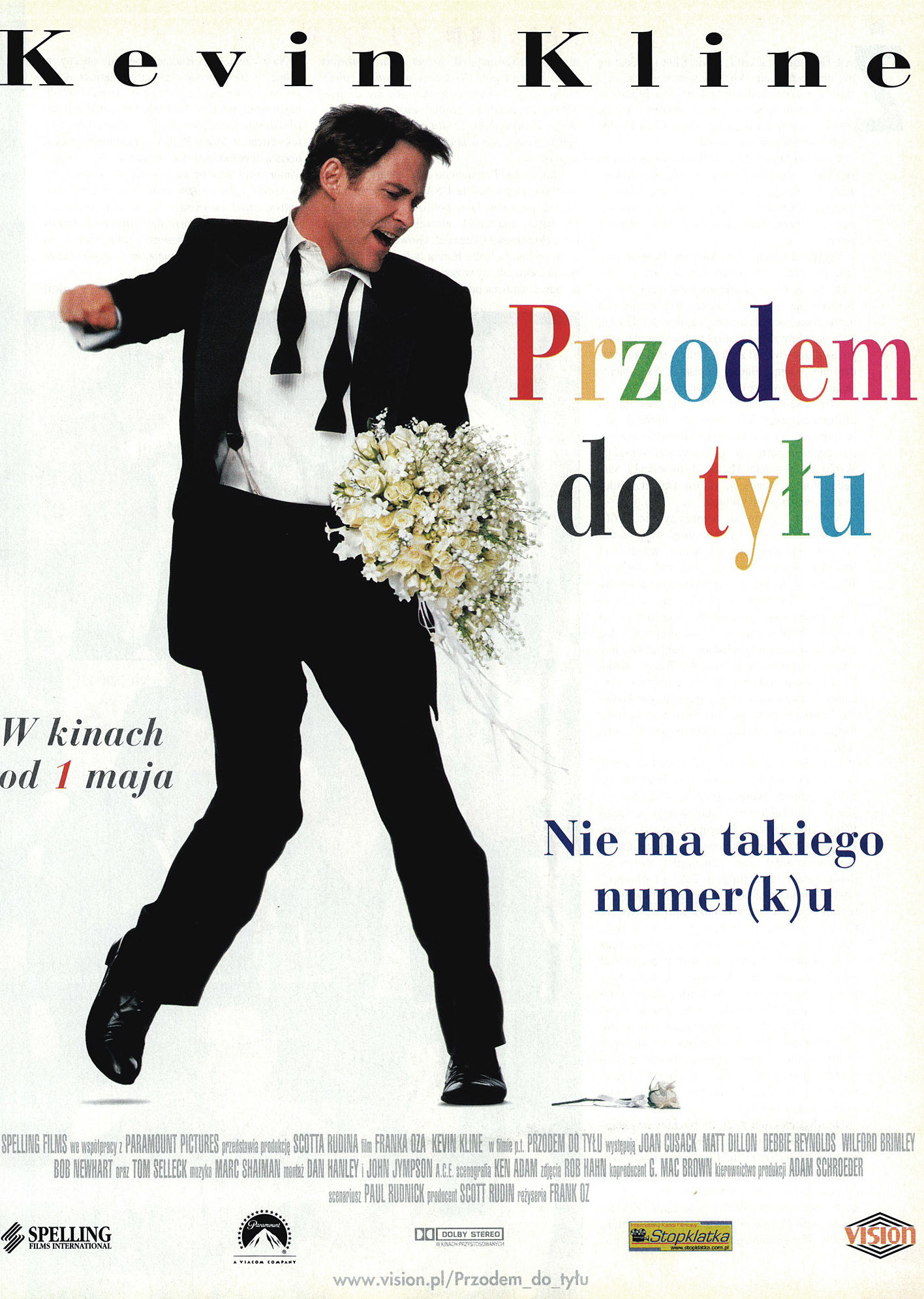 Polski plakat filmu 'Przodem Do Tyłu'