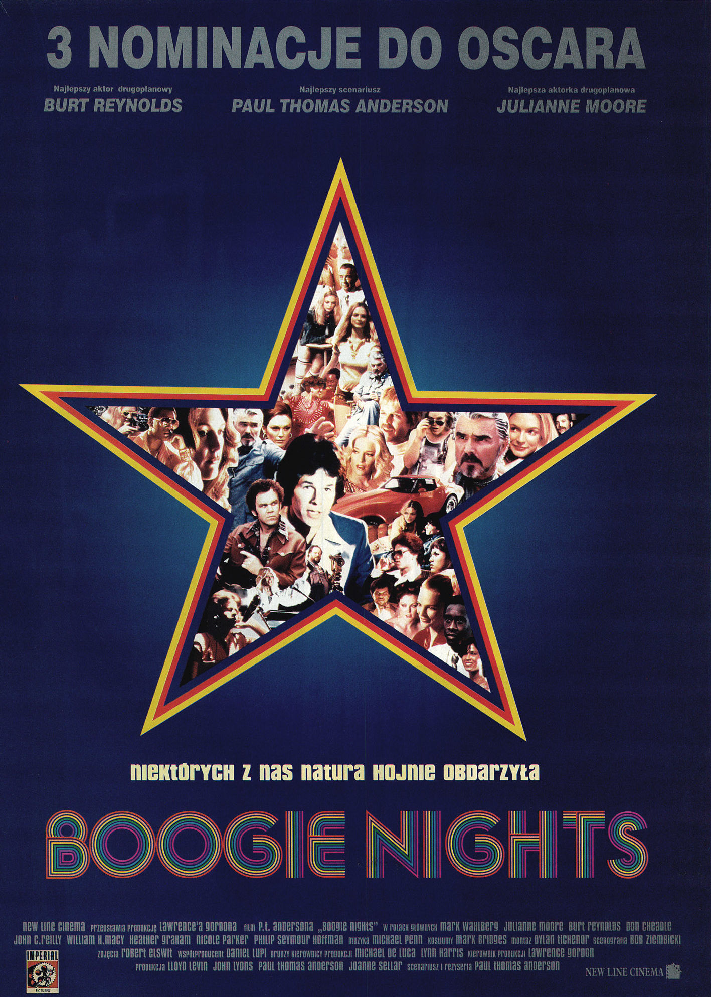 Polski plakat filmu 'Boogie Nights'