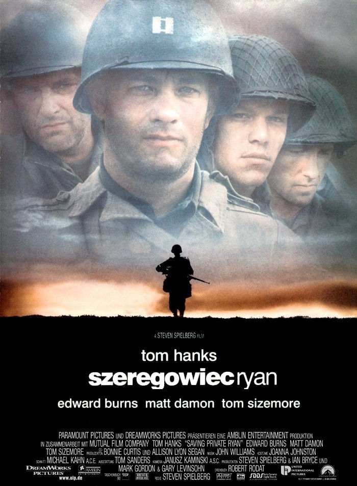 Polski plakat filmu 'Szeregowiec Ryan'