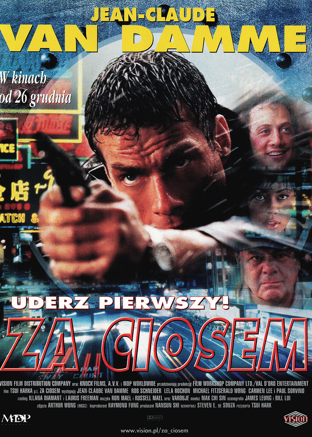 Polski plakat filmu 'Za Ciosem'