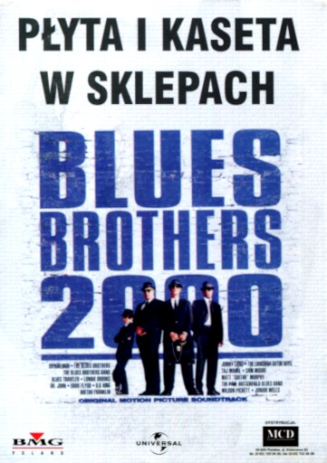 Tył ulotki filmu 'Blues Brothers 2000'