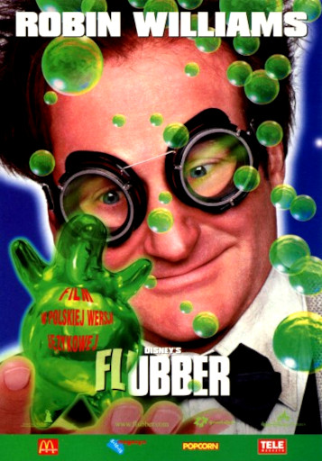 Przód ulotki filmu 'Flubber'