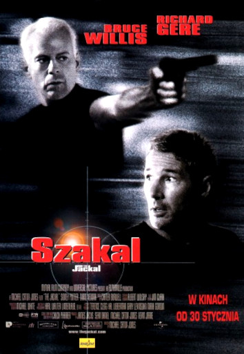 Przód ulotki filmu 'Szakal'