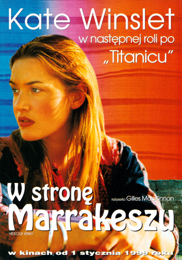 Przód ulotki filmu 'W Stronę Marrakeszu'