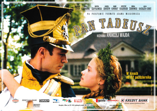 Przód ulotki filmu 'Pan Tadeusz'