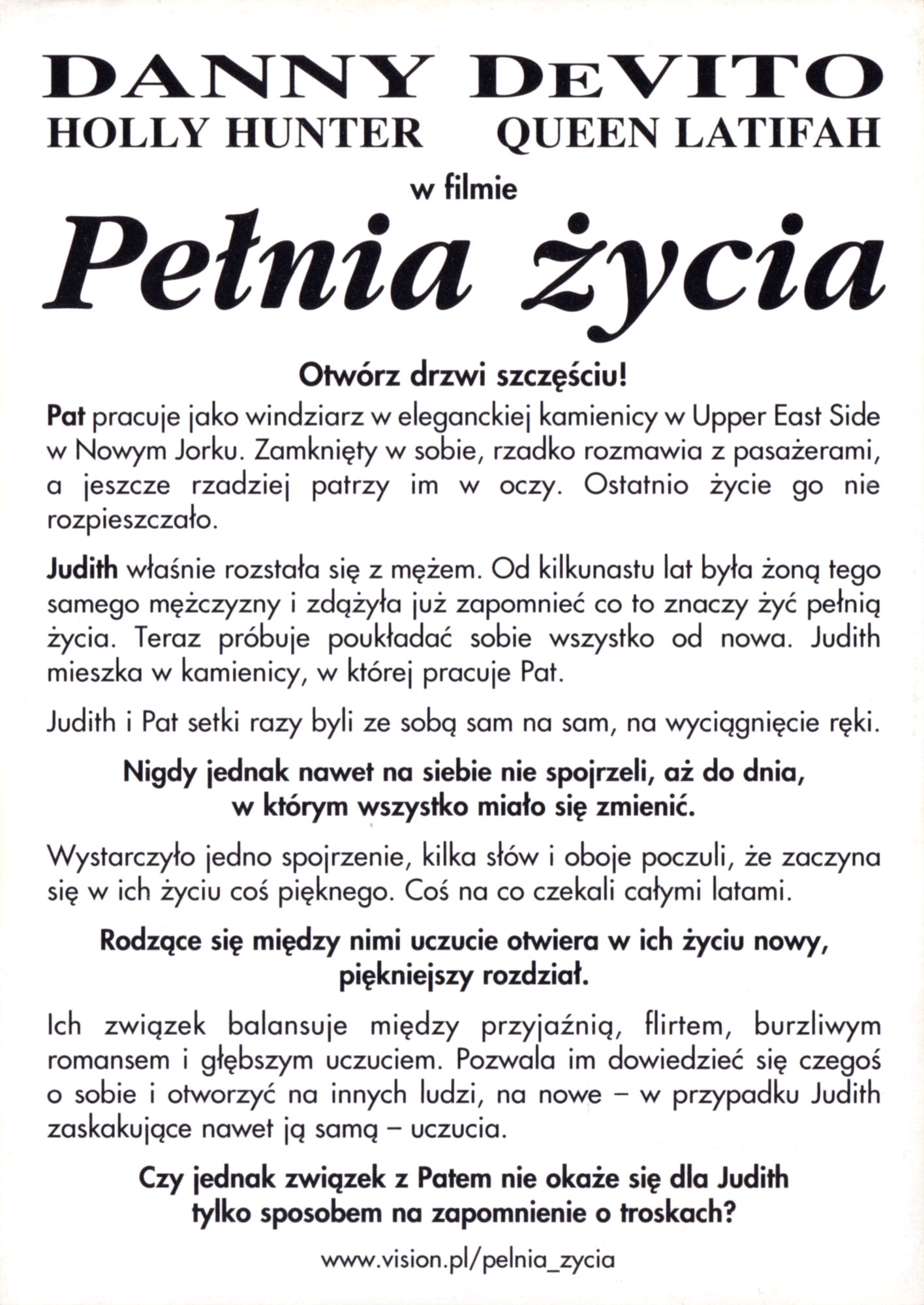 Ulotka filmu ''
