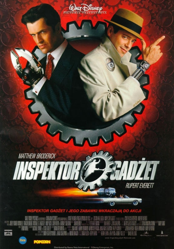 Polski plakat filmu 'Inspektor Gadżet'