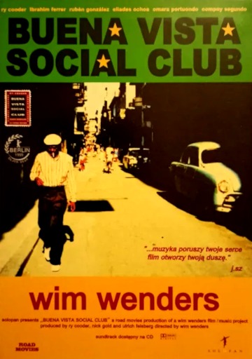 Przód ulotki filmu 'Buena Vista Social Club'