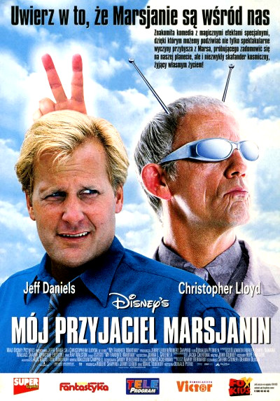 Przód ulotki filmu 'Mój Przyjaciel Marsjanin'