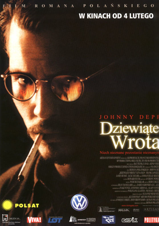 Polski plakat filmu 'Dziewiąte Wrota'