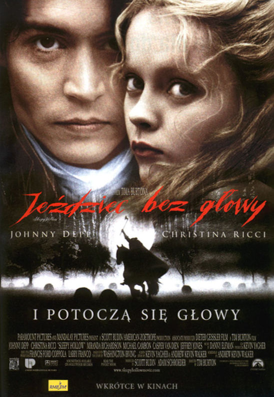 Polski plakat filmu 'Jeździec Bez Głowy'