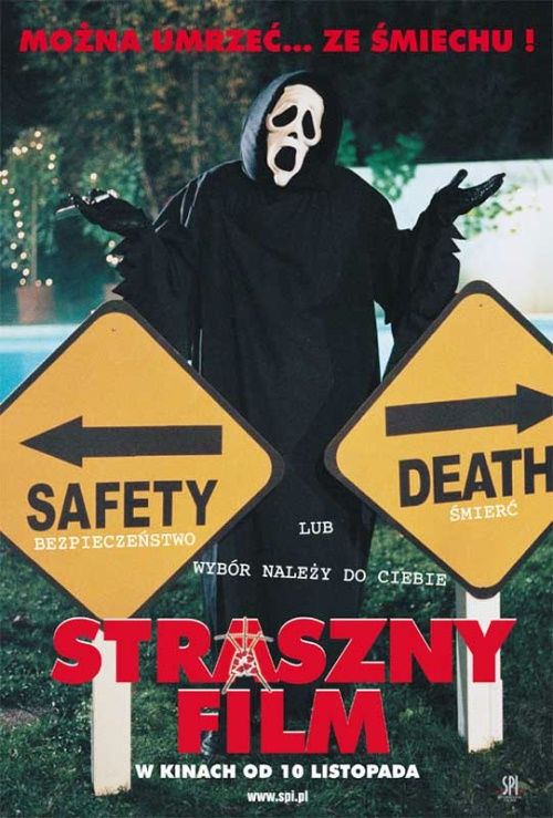 Polski plakat filmu 'Straszny Film'