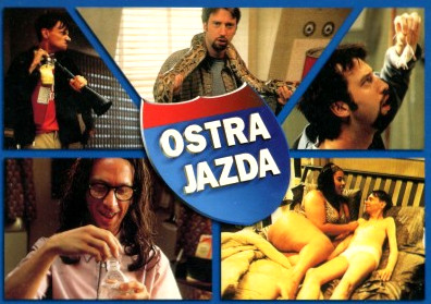 Przód ulotki filmu 'Ostra Jazda'