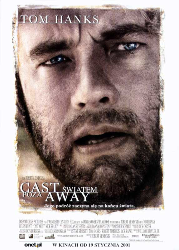 Polski plakat filmu 'Cast Away - Poza Światem'
