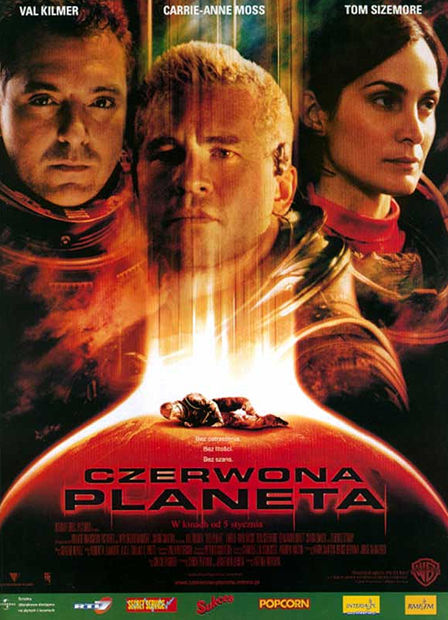 Polski plakat filmu 'Czerwona Planeta'