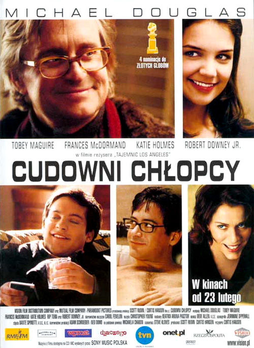 Polski plakat filmu 'Cudowni Chłopcy'