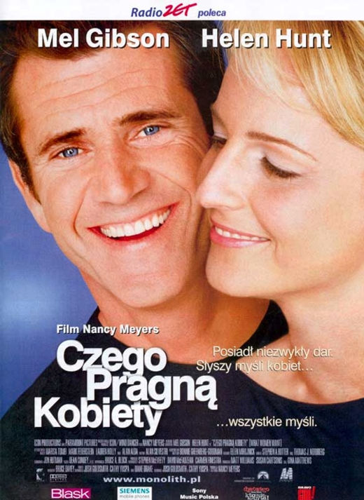 Polski plakat filmu 'Czego Pragną Kobiety'