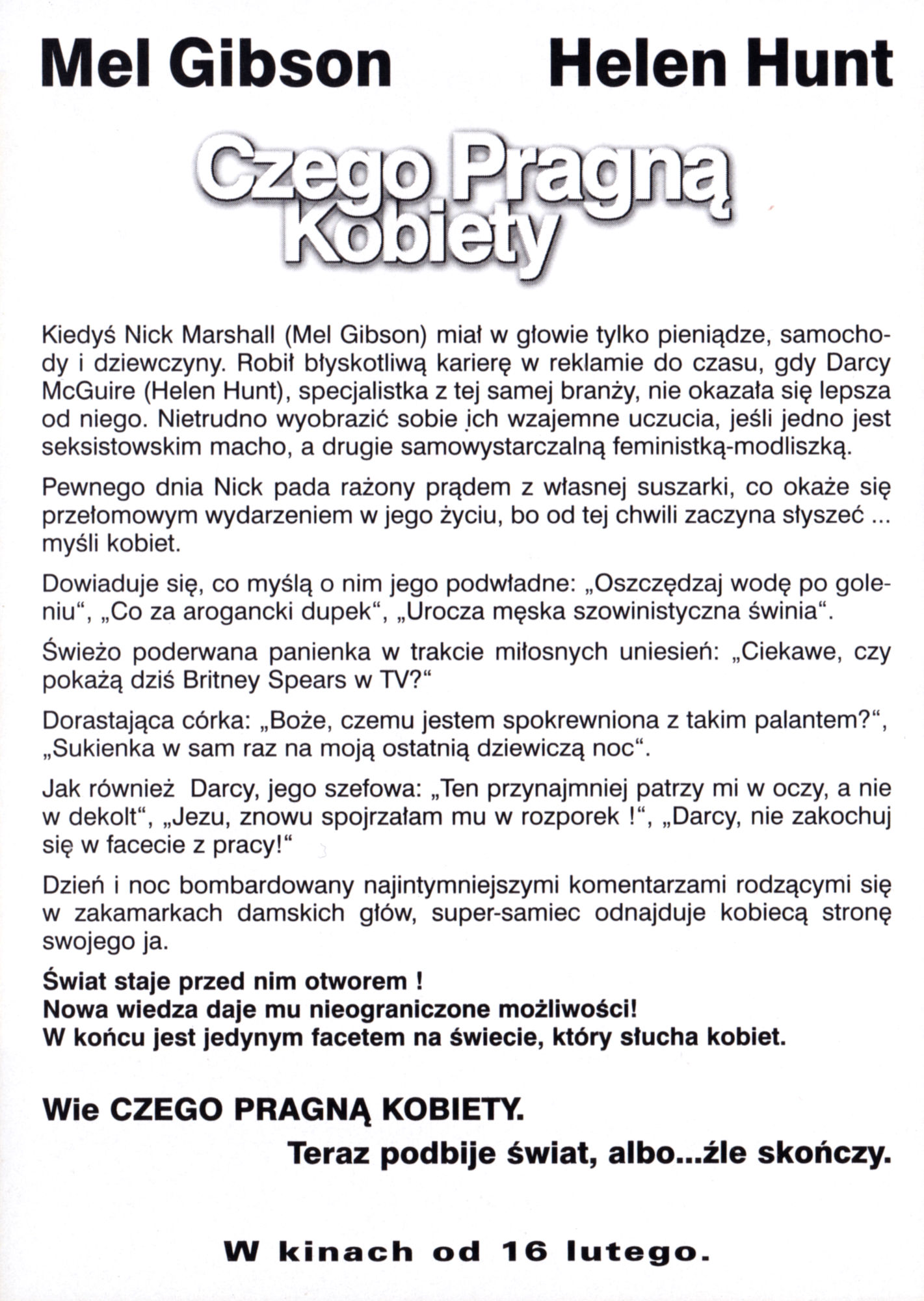 Ulotka filmu ''
