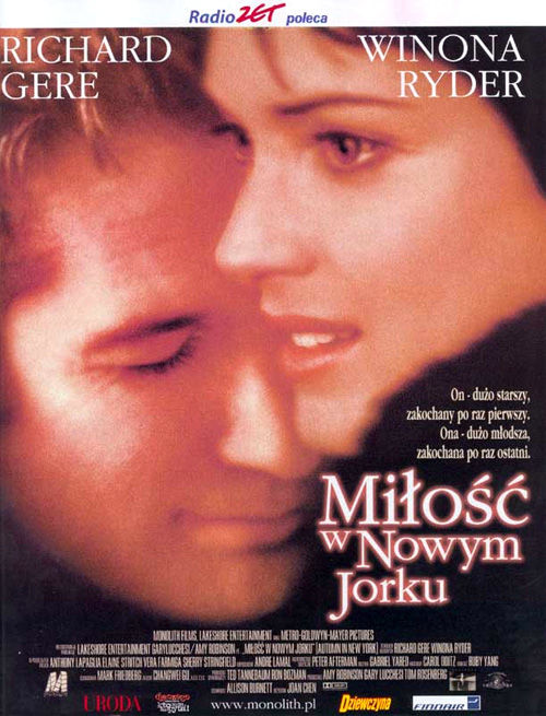 Polski plakat filmu 'Miłość W Nowym Jorku'