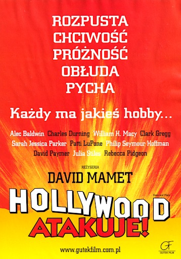 Przód ulotki filmu 'Hollywood Atakuje!'