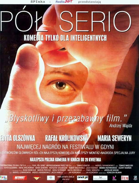 Polski plakat filmu 'Pół Serio'