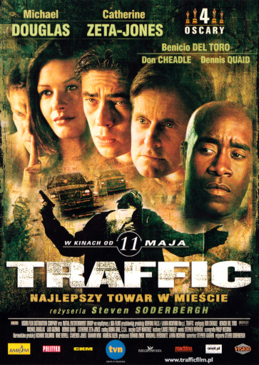 Przód ulotki filmu 'Traffic'