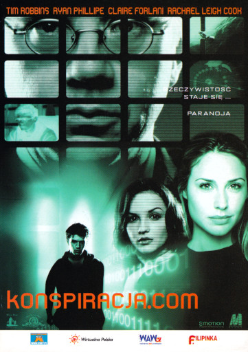 Przód ulotki filmu 'Konspiracja.com'