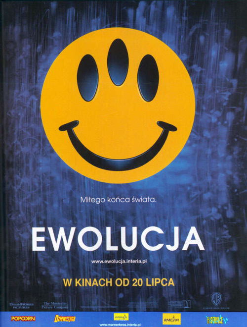 Polski plakat filmu 'Ewolucja'
