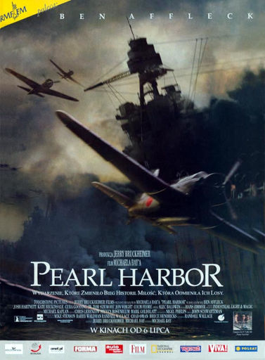 Polski plakat filmu 'Pearl Harbor'