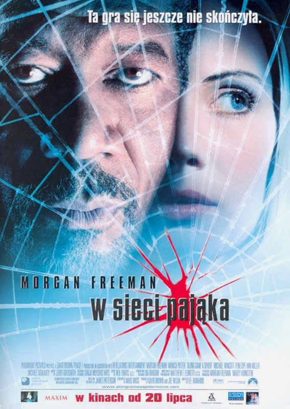 Polski plakat filmu 'W Sieci Pająka'