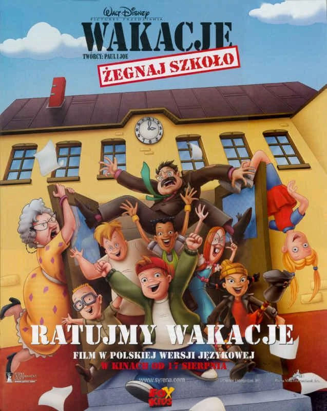 Polski plakat filmu 'Wakacje: Żegnaj Szkoło'