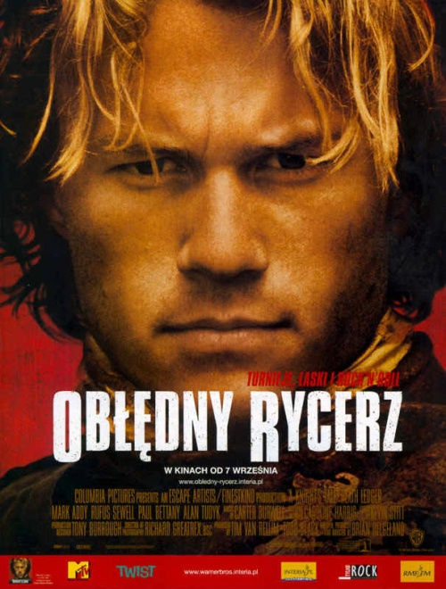 Polski plakat filmu 'Obłędny Rycerz'