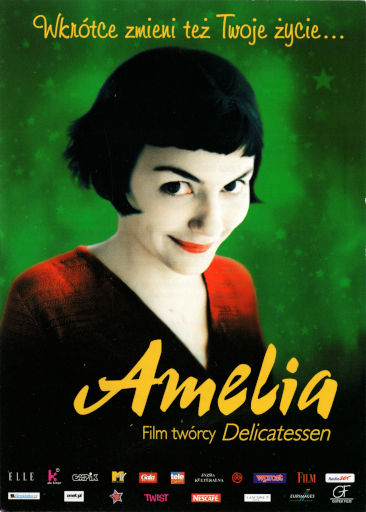 Przód ulotki filmu 'Amelia'