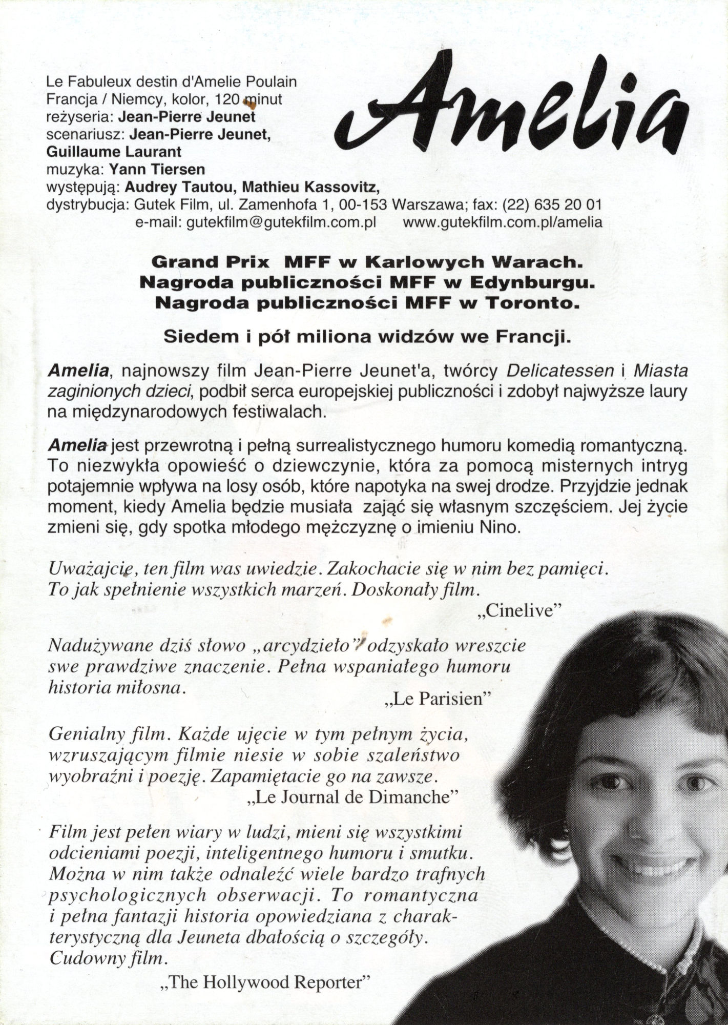 Ulotka filmu ''