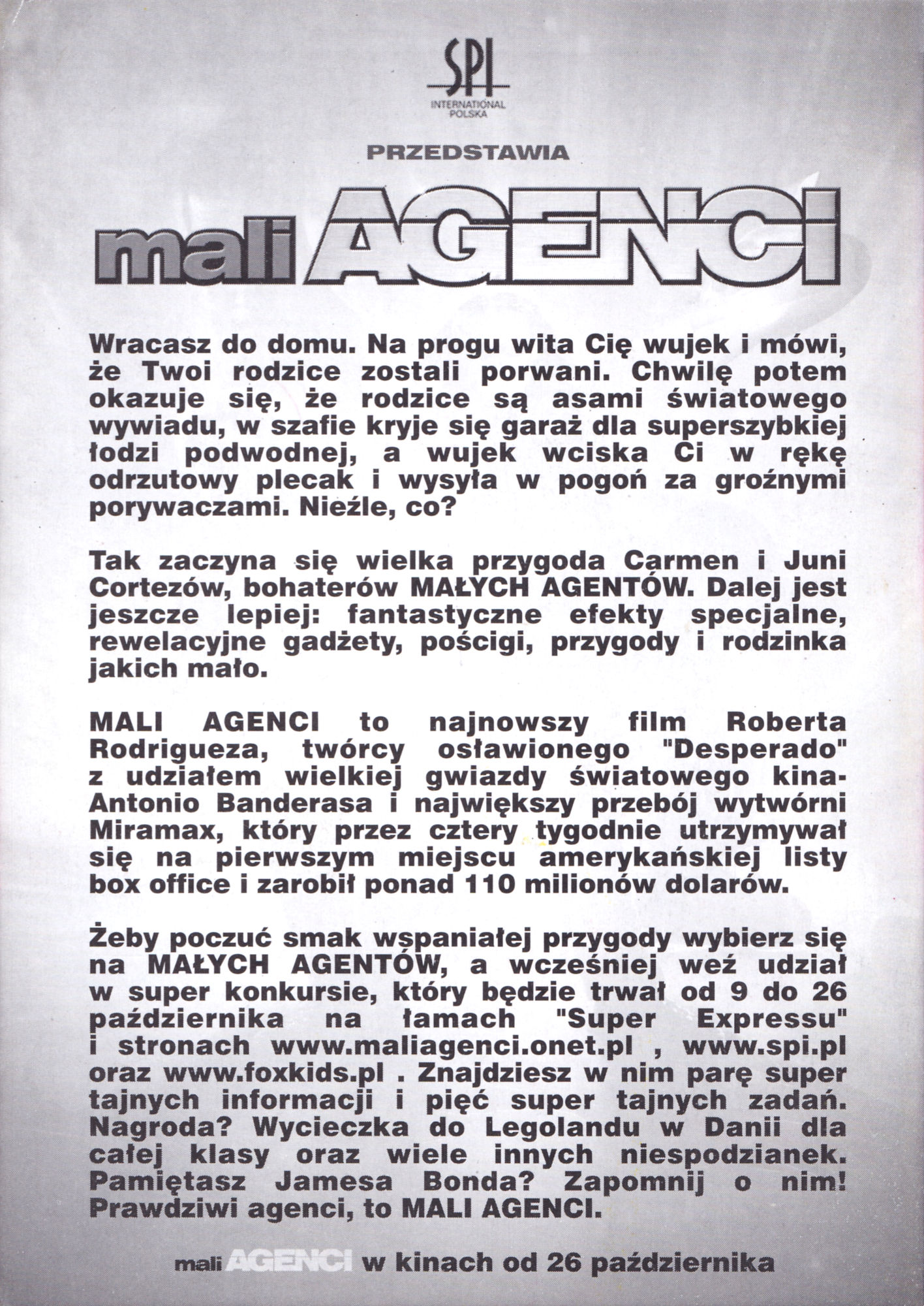 Ulotka filmu ''
