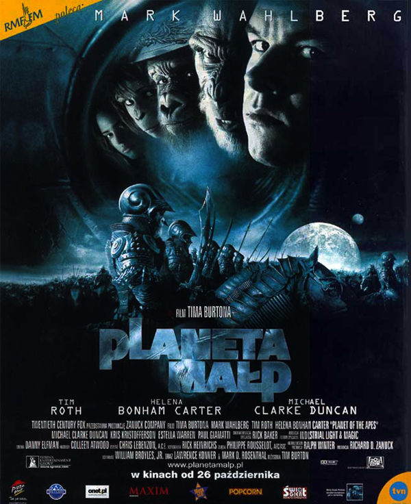 Polski plakat filmu 'Planeta Małp'