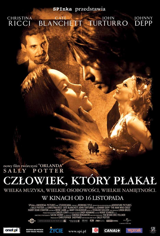 Polski plakat filmu 'Człowiek, Który Płakał'
