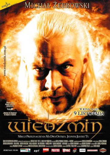 Przód ulotki filmu 'Wiedźmin'