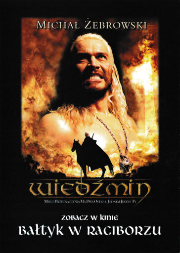 Przód ulotki filmu 'Wiedźmin'