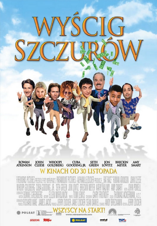 Polski plakat filmu 'Wyścig Szczurów'