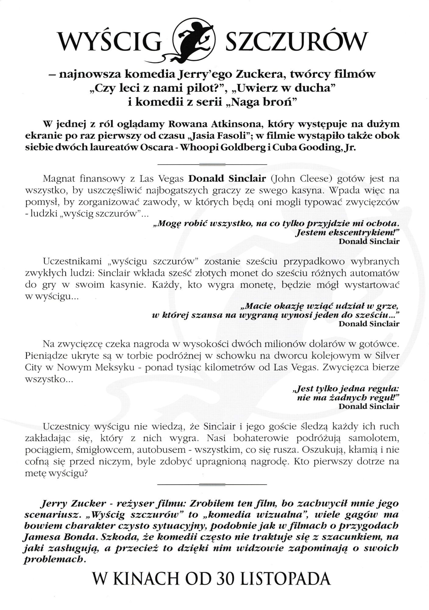 Ulotka filmu ''